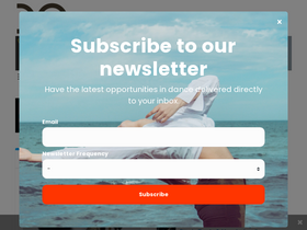 'dancingopportunities.com' screenshot