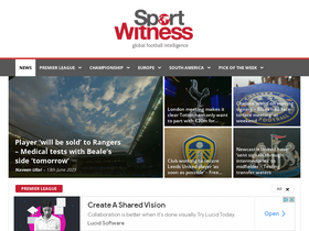 'sportwitness.co.uk' screenshot
