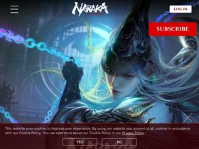 'narakathegame.com' screenshot