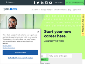 'ttecjobs.com' screenshot