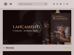 'contraosacademicos.com.br' screenshot