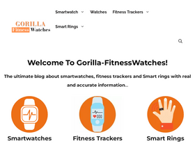 'gorilla-fitnesswatches.com' screenshot