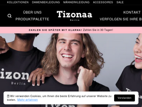 Tizonaa homepage screenshot