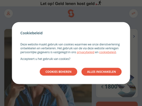 'saldodipje.nl' screenshot