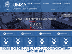 'umsa.bo' screenshot