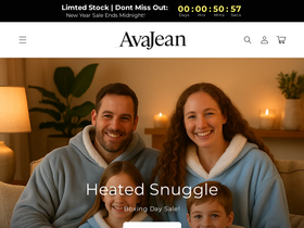 Avajean website screenshot