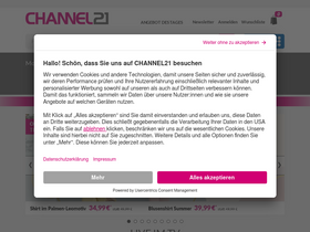 'channel21.de' screenshot