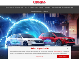 'bolsadetrabajo.honda.mx' screenshot
