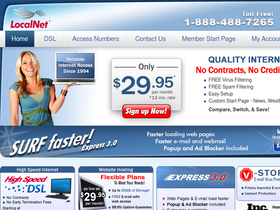 'localnet.com' screenshot