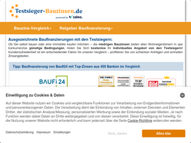 'testsieger-bauzinsen.de' screenshot