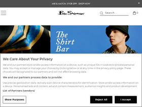 'bensherman.com' screenshot