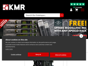 'kmraudio.com' screenshot