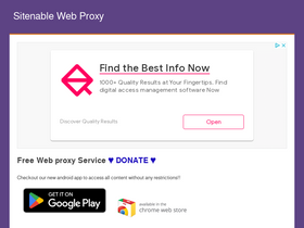 'sitenable.com' screenshot