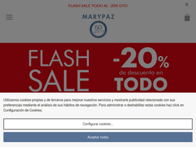 'marypaz.com' screenshot