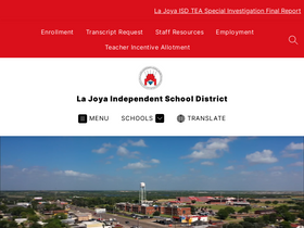 'lajoyaisd.com' screenshot
