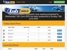 'tabgold.co.za' screenshot