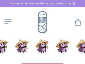 misufany.shop homepage screenshot