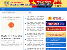 'canhsatpccc.gov.vn' screenshot