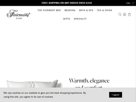 fairmontstore.com homepage screenshot