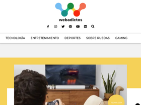 'webadictos.com' screenshot