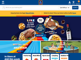 'aldi.co.uk' screenshot