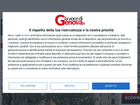 'lavocedigenova.it' screenshot