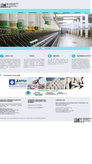 dmtextile.com.pk