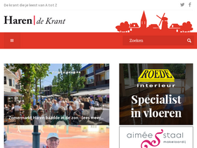 'harendekrant.nl' screenshot