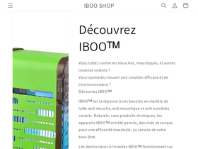 iboo-shop.fr homepage screenshot