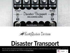 'earthquakerdevices.com' screenshot