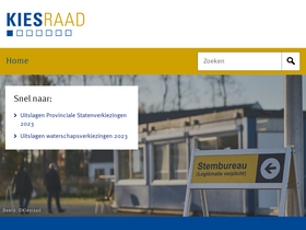 'kiesraad.nl' screenshot