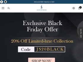 Jacobsparrow homepage screenshot