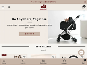Thelarleaf homepage screenshot