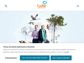 'luke.fi' screenshot