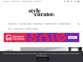 'stylecurator.com.au' screenshot
