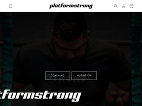 Platform Strong homepage screenshot