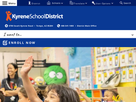 'kyrene.org' screenshot