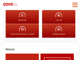 'odiska.cz' screenshot