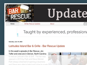 'barrescueupdates.com' screenshot
