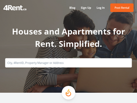 '4rent.ca' screenshot