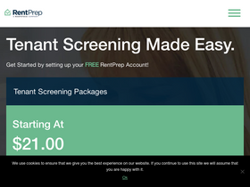 'rentprep.com' screenshot