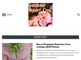 'gardenerreport.com' screenshot