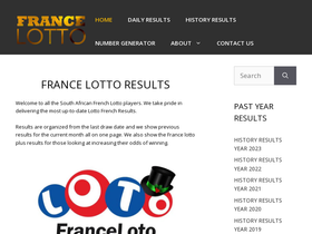 'francelotto.co.za' screenshot