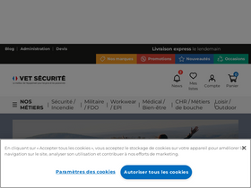 'vetsecurite.com' screenshot