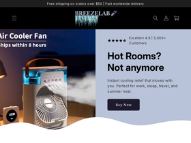 BreezeLab website screenshot