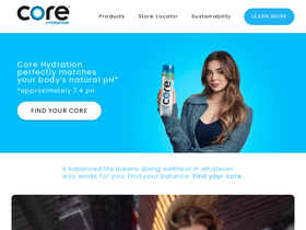 'hydratewithcore.com' screenshot