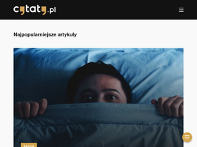 'cytaty.pl' screenshot