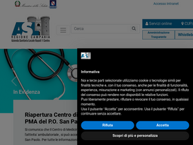'aslnapoli1centro.it' screenshot