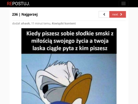 'repostuj.pl' screenshot