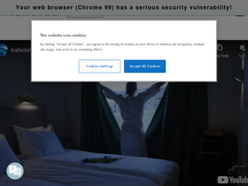 'icehotel.com' screenshot